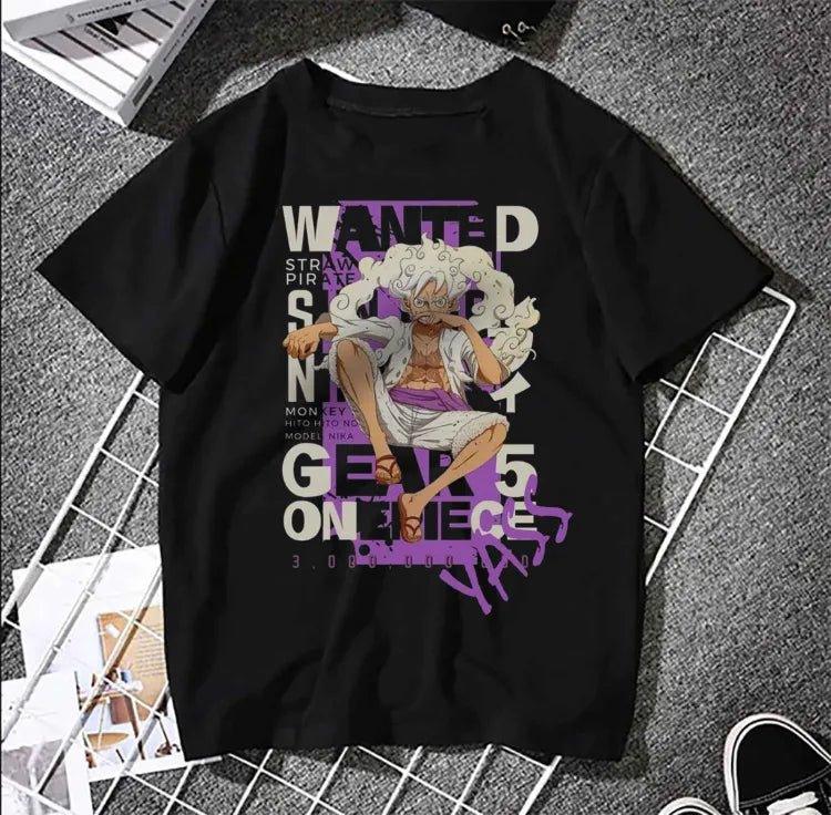 Anime One Piece Half Sleeves T-shirt
